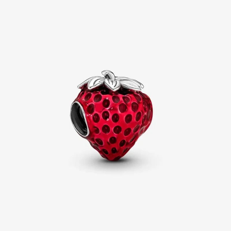(immagine per) Charm PANDORA di frutta fragola con semi - 791681C01