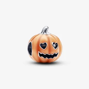Charm PANDORA di zucca spettrale che si illumina al buio - 792291C01 (immagine per) Charm PANDORA di zucca spettrale che si illumina al buio - 792291C01