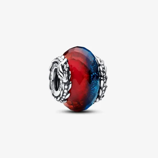 (immagine per) Charm PANDORA doppio in vetro di Murano con draghi di ghiaccio e fuoco del Trono di Spade - 792966C00