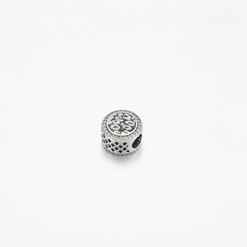 (immagine per) Charm PANDORA in argento sterling con stampa leopardo nero - 792016CZ_E023 - Visualizza 2