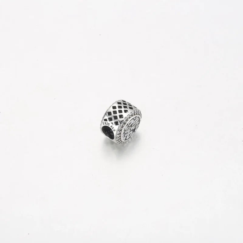 (immagine per) Charm PANDORA in argento sterling con stampa leopardo nero - 792016CZ_E023 - Visualizza 3