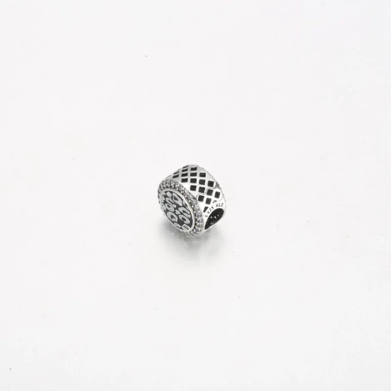 (immagine per) Charm PANDORA in argento sterling con stampa leopardo nero - 792016CZ_E023 - Visualizza 4