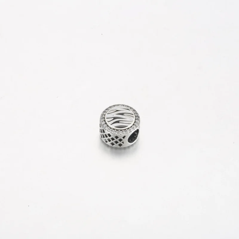 (immagine per) Charm PANDORA in argento sterling con stampa zebrata - 792016CZ_E025 - Visualizza 2