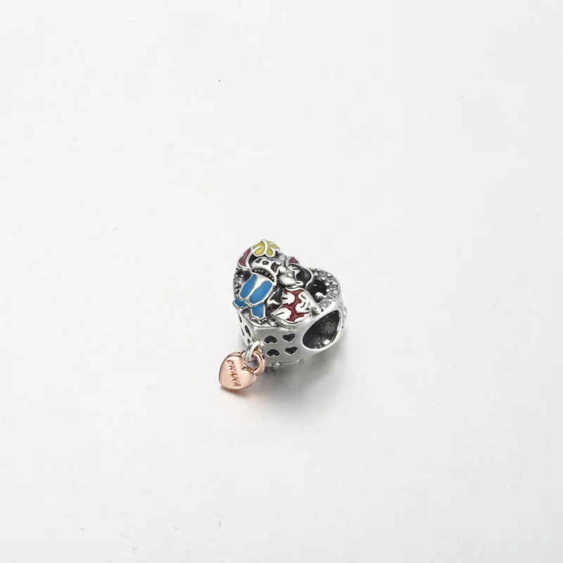 (immagine per) Charm PANDORA ispirato a Lilo e Stitch Disney Ohana - 781682C01 - Visualizza 2