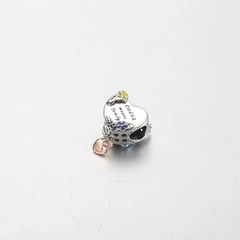 (immagine per) Charm PANDORA ispirato a Lilo e Stitch Disney Ohana - 781682C01 - Visualizza 3
