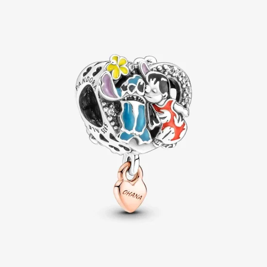 (immagine per) Charm PANDORA ispirato a Lilo e Stitch Disney Ohana - 781682C01