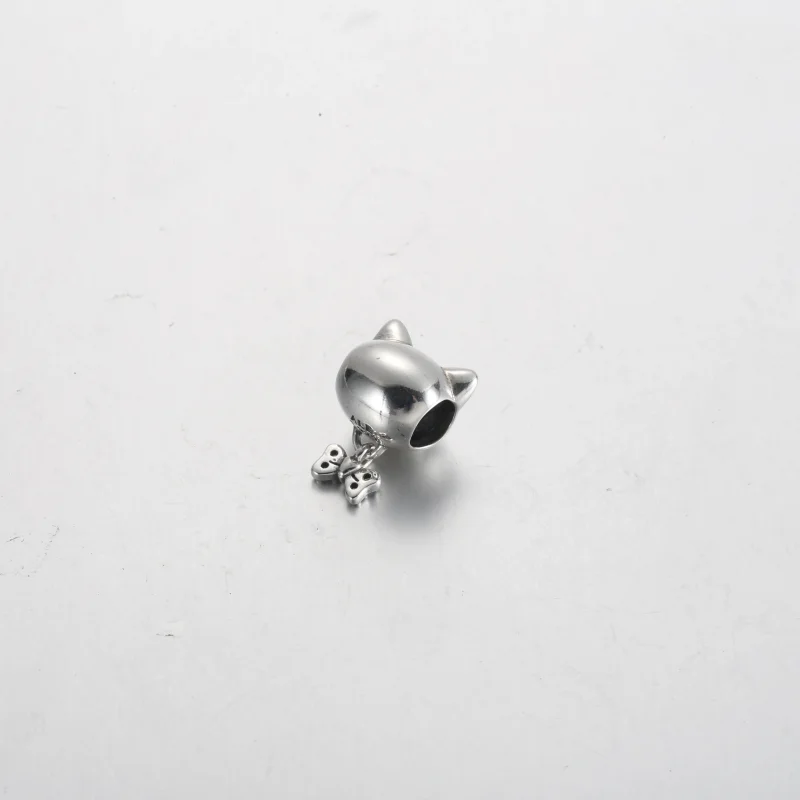 (immagine per) Charm PANDORA per gatto e fiocco - 792255C01 - Visualizza 3