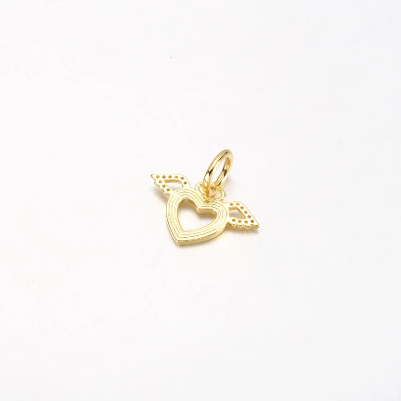 (immagine per) Charm pendente PANDORA a forma di cuore e ali d'angelo - 752362C01 - Visualizza 2