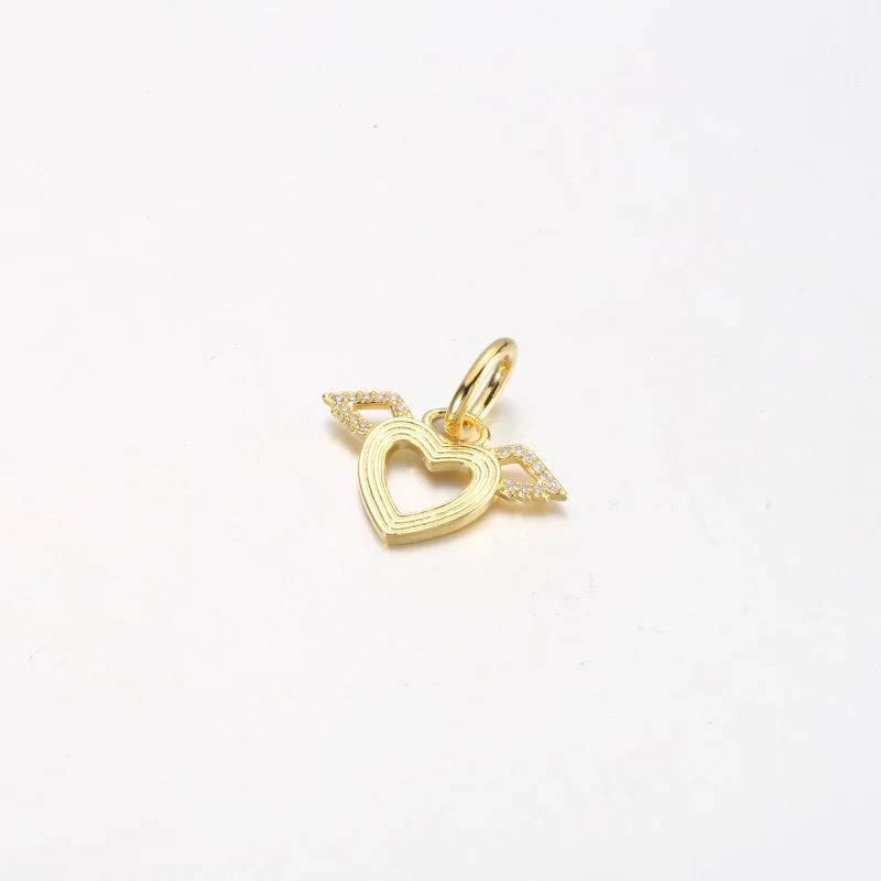 (immagine per) Charm pendente PANDORA a forma di cuore e ali d'angelo - 752362C01 - Visualizza 3