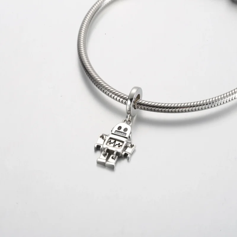 (immagine per) Charm pendente PANDORA Bestie Bot Robot - 792250C01 - Visualizza 4