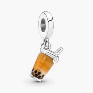 Charm pendente PANDORA Bubble Tea in vetro di Murano - 791685C01 (immagine per) Charm pendente PANDORA Bubble Tea in vetro di Murano - 791685C01