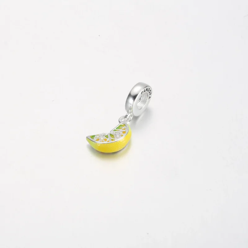 (immagine per) Charm pendente PANDORA con frutta scintillante e fetta di limone - 791696C01 - Visualizza 2