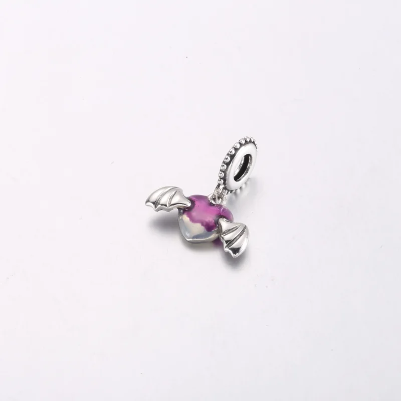 (immagine per) Charm pendente PANDORA cuore alato di vampiro - 792290C01 - Visualizza 3