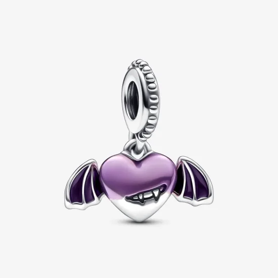 (immagine per) Charm pendente PANDORA cuore alato di vampiro - 792290C01