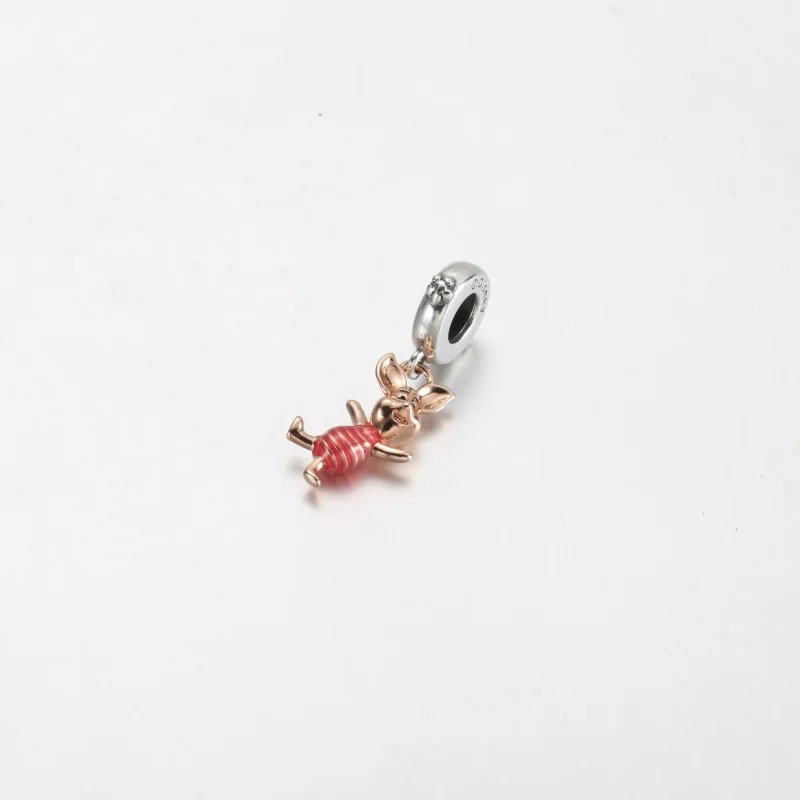 (immagine per) Charm pendente PANDORA Disney Winnie the Pooh Maialino - 782208C01 - Visualizza 2