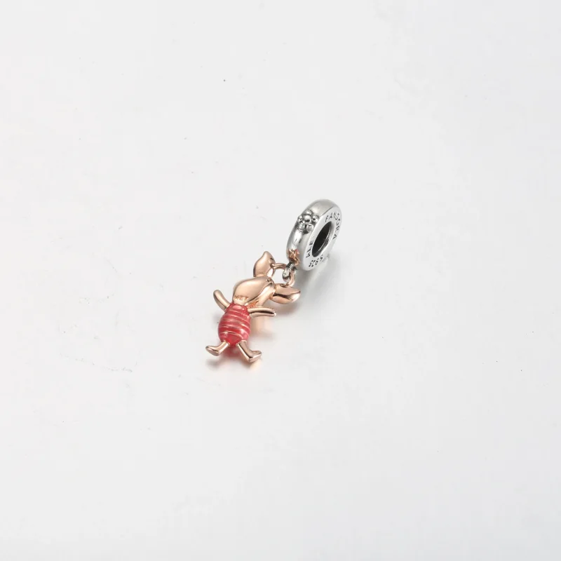 (immagine per) Charm pendente PANDORA Disney Winnie the Pooh Maialino - 782208C01 - Visualizza 3