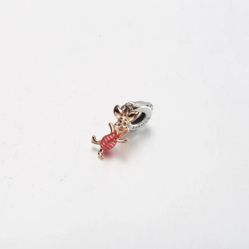 (immagine per) Charm pendente PANDORA Disney Winnie the Pooh Maialino - 782208C01 - Visualizza 4