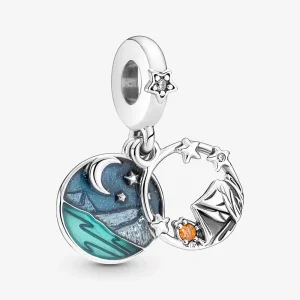 (immagine per) Charm pendente PANDORA doppio cielo notturno da campeggio - 791686C01