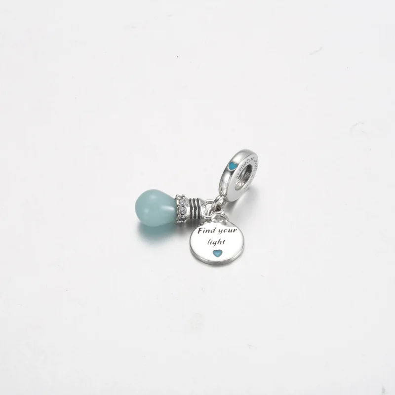 (immagine per) Charm pendente PANDORA doppio con lampadina che si illumina al buio - 791123C01 - Visualizza 2