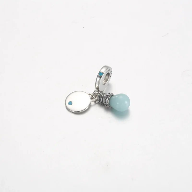 (immagine per) Charm pendente PANDORA doppio con lampadina che si illumina al buio - 791123C01 - Visualizza 3