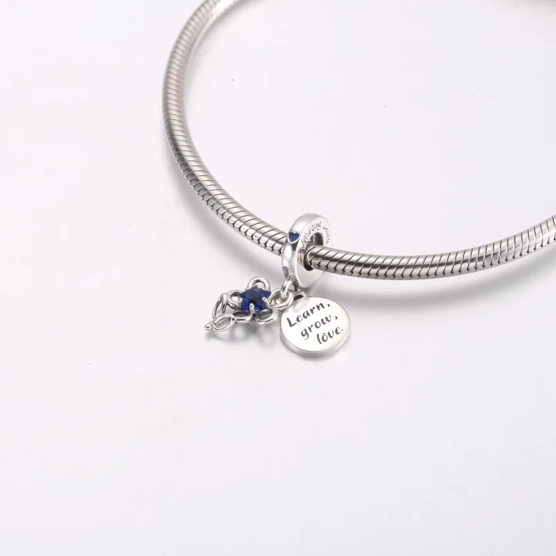 (immagine per) Charm pendente PANDORA doppio fiore che sboccia - 792293C01 - Visualizza 4