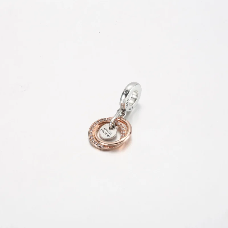 (immagine per) Charm pendente PANDORA Famiglia sempre circondata - 780797C01 - Visualizza 2