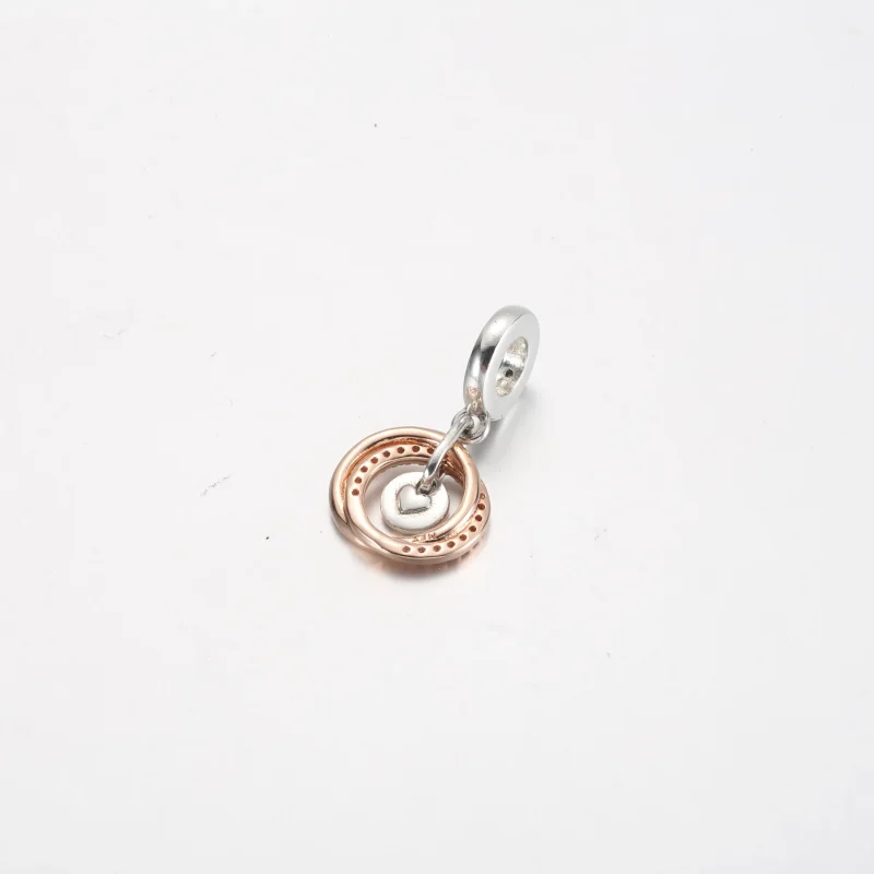(immagine per) Charm pendente PANDORA Famiglia sempre circondata - 780797C01 - Visualizza 3