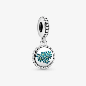 (immagine per) Charm pendente PANDORA fiore blu del non ti scordar di me - 792018C00_E031
