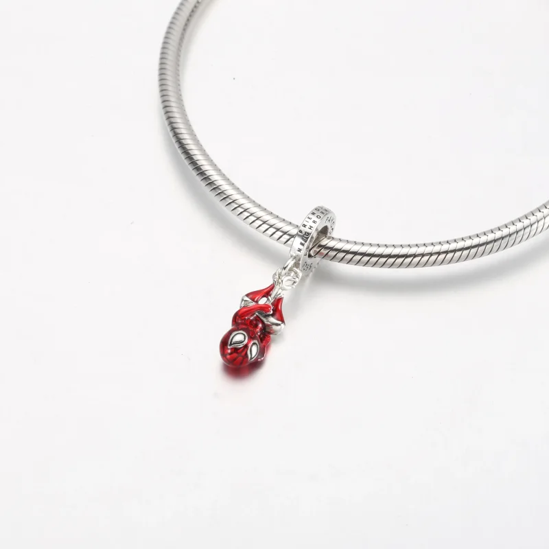 (immagine per) Charm pendente PANDORA Marvel Spider-Man - 792323C01 - Visualizza 4