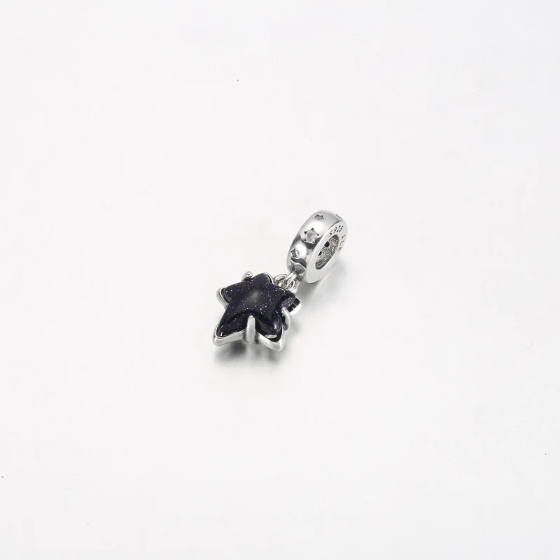 (immagine per) Charm pendente PANDORA Murano Stella Galassia Celeste - 792368C01 - Visualizza 2