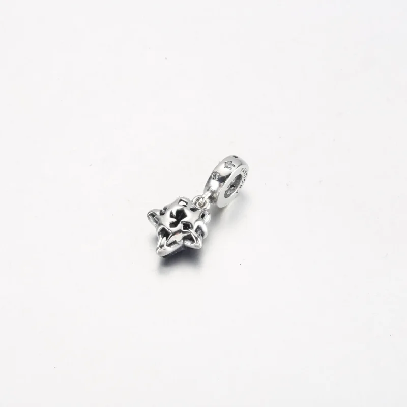 (immagine per) Charm pendente PANDORA Murano Stella Galassia Celeste - 792368C01 - Visualizza 3