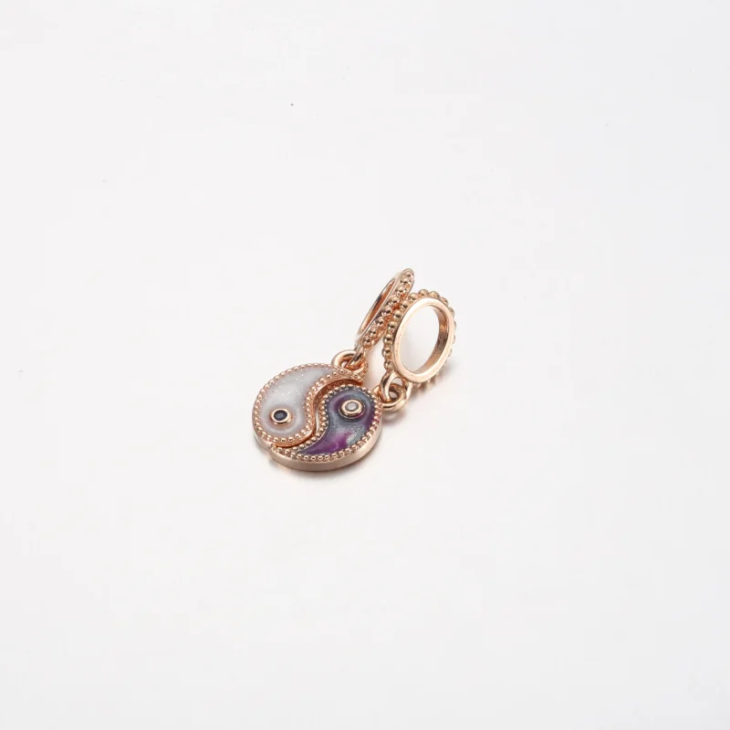 (immagine per) Charm pendente PANDORA scintillante Yin e Yang separabile - 780098C01 - Visualizza 2