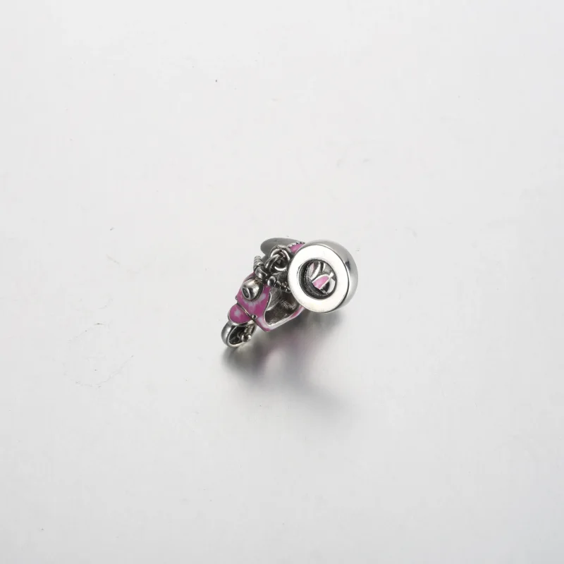 (immagine per) Charm pendente PANDORA scooter rosa - 791057C01 - Visualizza 3