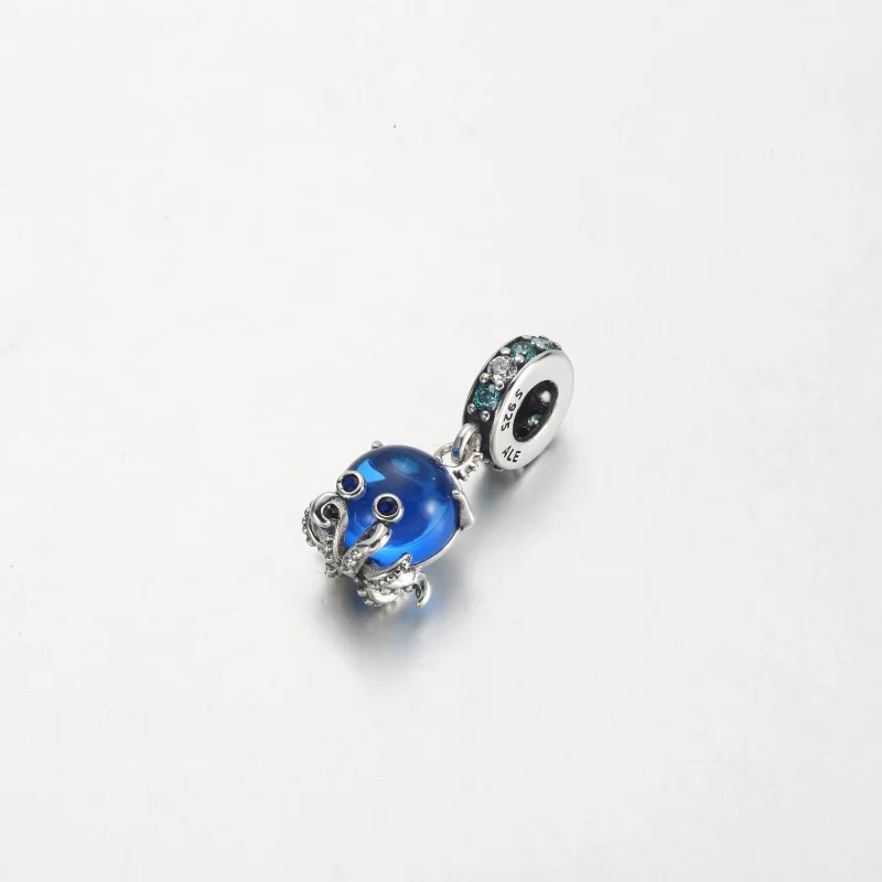 (immagine per) Charm pendente PANDORA simpatico polipo in vetro di Murano - 791694C01 - Visualizza 2