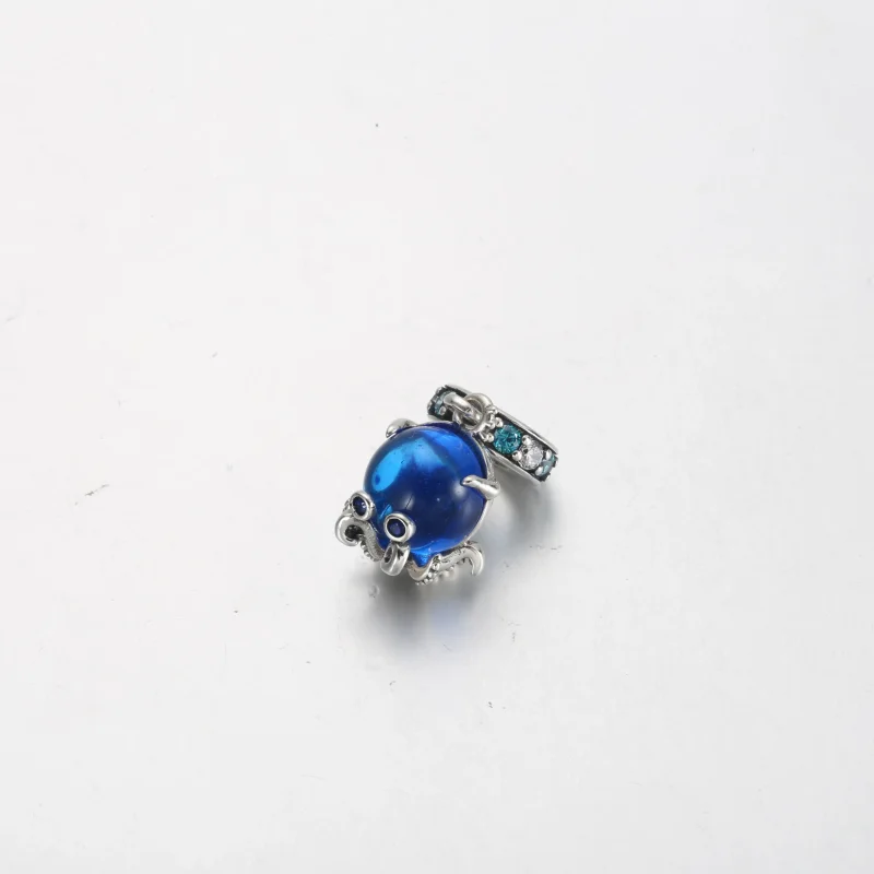 (immagine per) Charm pendente PANDORA simpatico polipo in vetro di Murano - 791694C01 - Visualizza 4