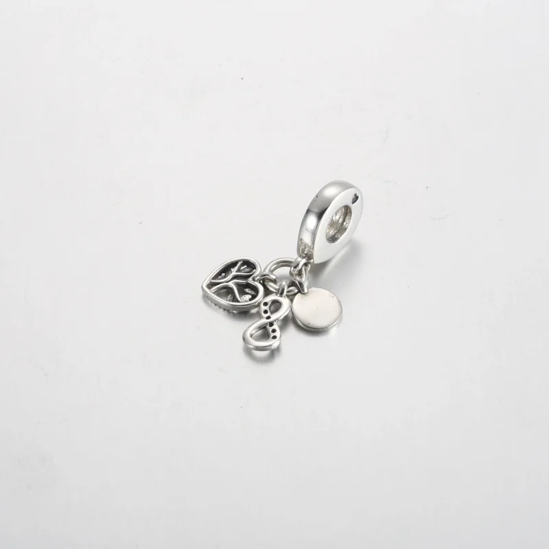 (immagine per) Charm pendente PANDORA triplo infinito della famiglia - 792201C01 - Visualizza 3