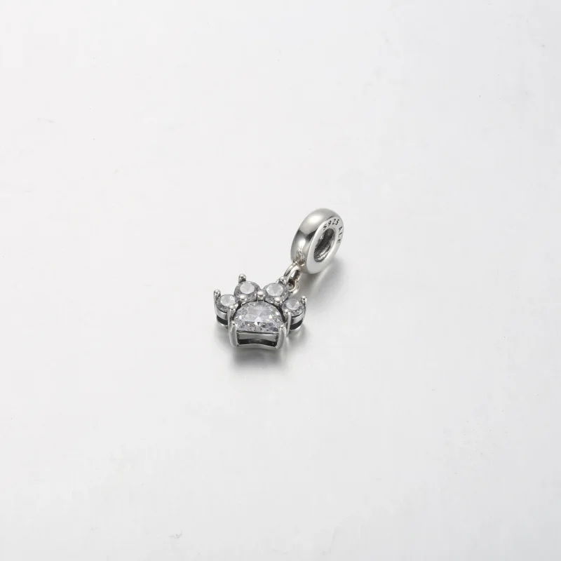 (immagine per) Charm scintillante con stampa della zampa di animale domestico - 792247C01 - Visualizza 2