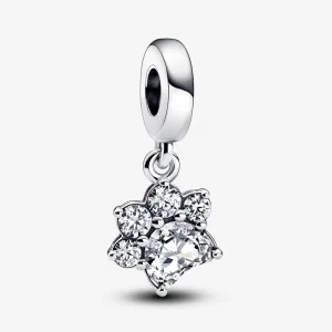 (immagine per) Charm scintillante con stampa della zampa di animale domestico - 792247C01