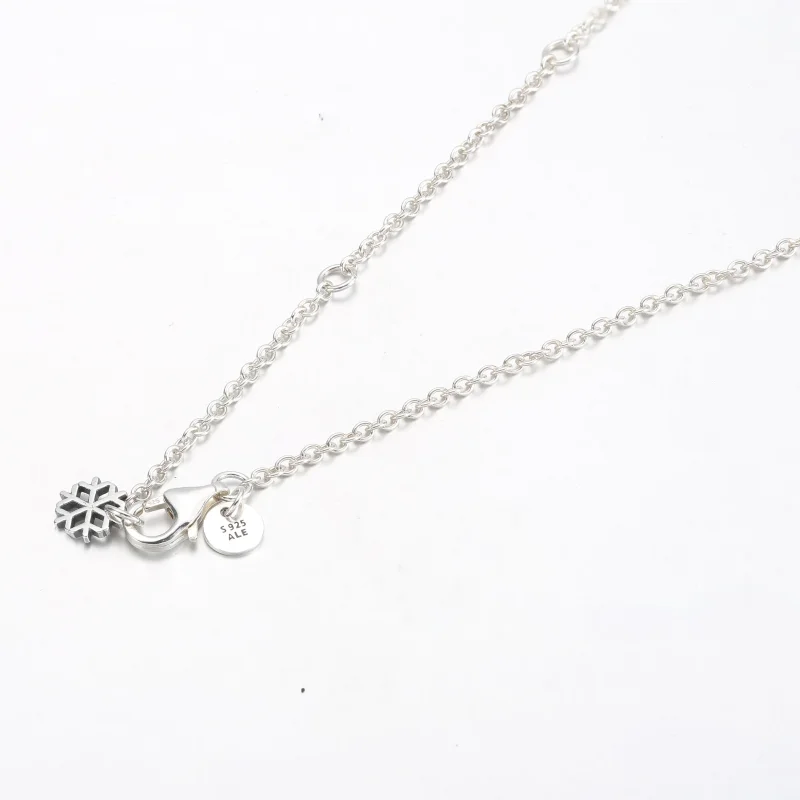 (immagine per) Collana con ciondolo fiocco di neve scintillante - 392371C01 - Visualizza 4
