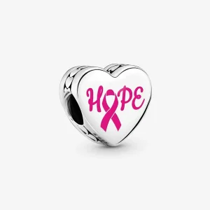 Pandora Hope Pink Ribbon Charm - ENG792015_28 (immagine per) Pandora Hope Pink Ribbon Charm - ENG792015_28