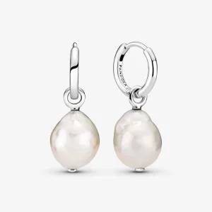 (immagine per) Orecchini a cerchio con perle barocche coltivate d'acqua dolce trattate - 299426C01