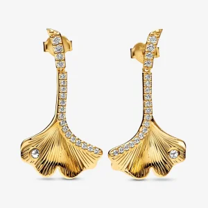 (immagine per) Orecchini pendenti Ginkgo placcati oro 14k - 262440C01