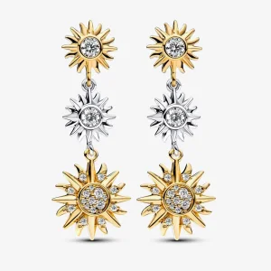(immagine per) Orecchini pendenti in argento sterling e placcati oro 14k - 262843C01