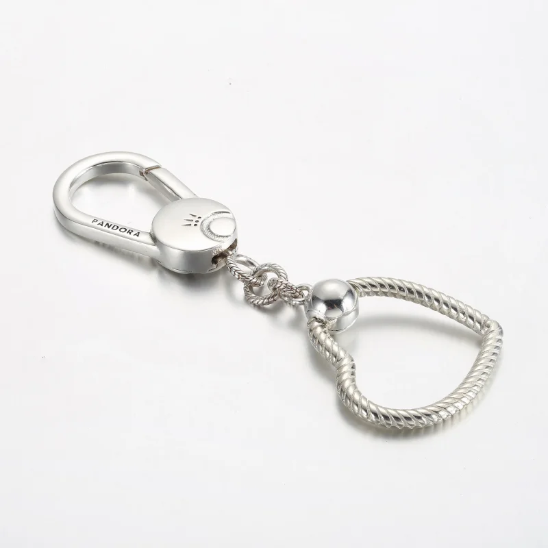 (immagine per) Porta charm piccolo per borsa a cuore Pandora Moments - 392238C00 - Visualizza 3