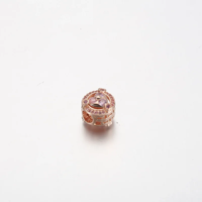 (immagine per) Rivela il tuo amore, Charm PANDORA con bottone a forma di cuore scintillante - 7 - Visualizza 3