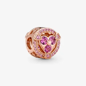 (immagine per) Rivela il tuo amore, Charm PANDORA con bottone a forma di cuore scintillante - 780796C02