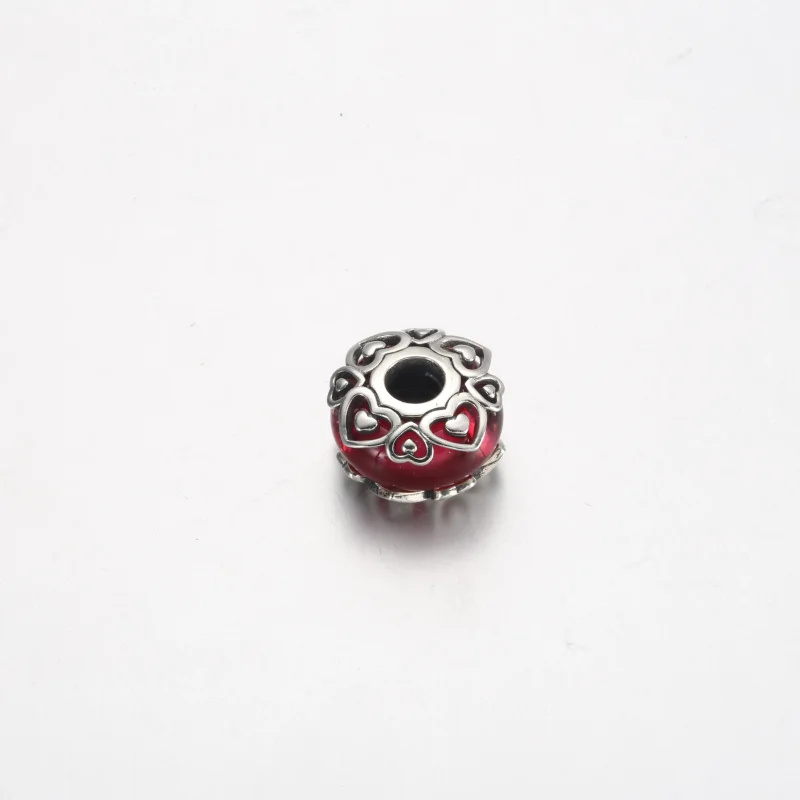 (immagine per) Rivela il tuo amore Charm PANDORA in vetro di Murano rosa - 791159C00 - Visualizza 3