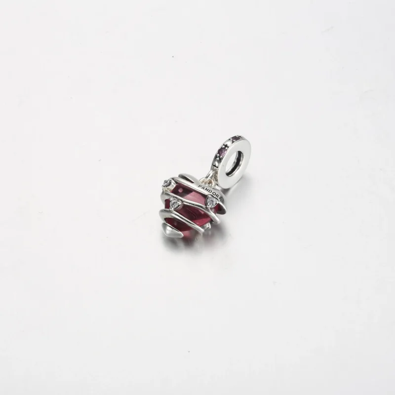 (immagine per) Rivela il tuo Charm pendente PANDORA a spirale a forma di cuore d'amore - 791131 - Visualizza 3