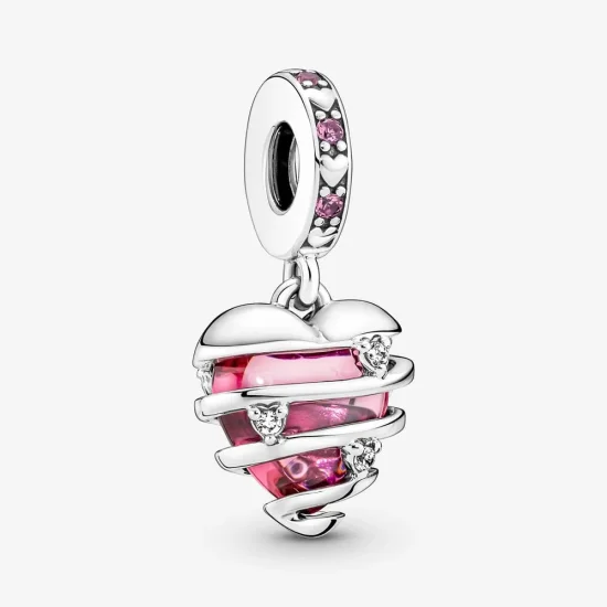 (immagine per) Rivela il tuo Charm pendente PANDORA a spirale a forma di cuore d'amore - 791131C01