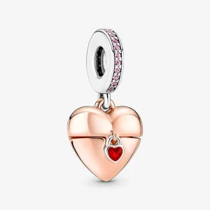 (immagine per) Rivela il tuo pendente con medaglione a forma di cuore d'amore - 380795C01